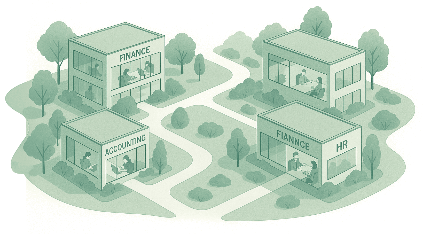 Vernetzte Buchhaltungsprozesse fuer digitale Unternehmen